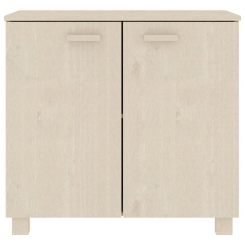 Сайдборд HAMAR, меденокафяв, 85x35x80 см, борово дърво масив