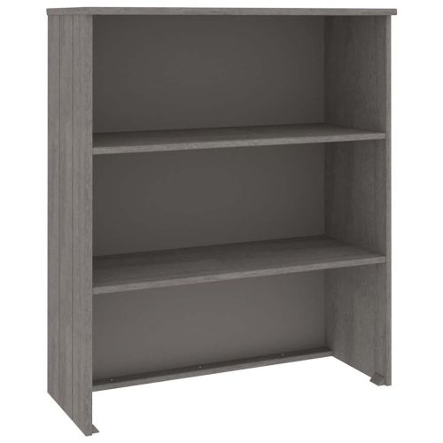 Надстройка за шкаф HAMAR светлосива 85x35x100 см бор масив