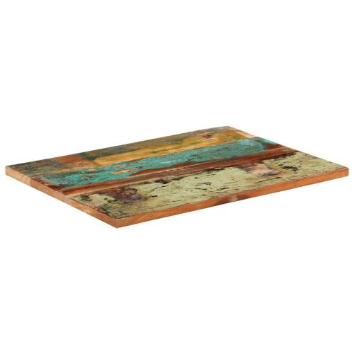Правоъгълен плот за маса, 60x80 см, 25-27 мм, регенериран масив