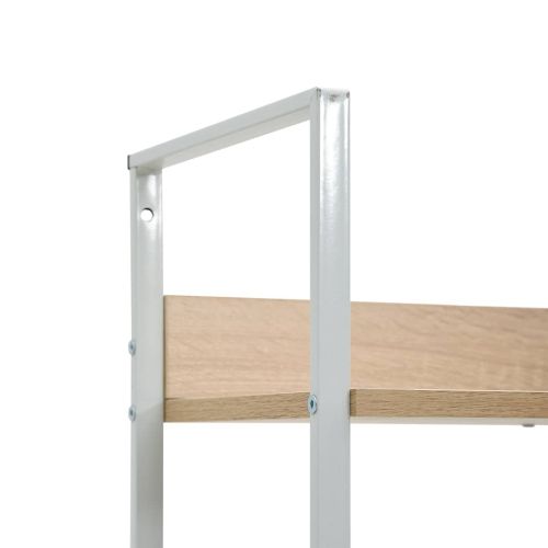 Библиотека с 5 рафта, дъб, 60x27,6x158,5 см, инженерно дърво
