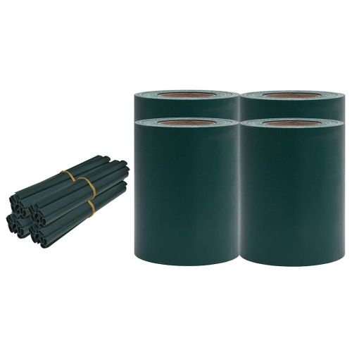 PVC ленти за поверителност 140x0,19 м, матово зелени
