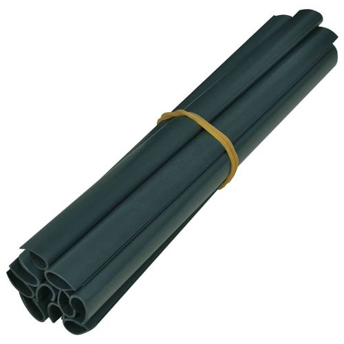 PVC ленти за поверителност 140x0,19 м, матово зелени