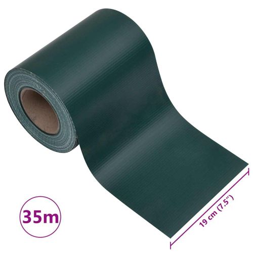 PVC ленти за поверителност 140x0,19 м, матово зелени
