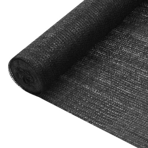 Засенчваща мрежа черна 1,8x25 м HDPE 75 г/м²