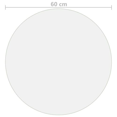 Протектор за маса, прозрачен, Ø 60 см, 1,6 мм, PVC