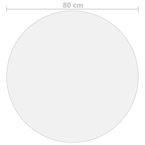 Протектор за маса, прозрачен, Ø 80 см, 1,6 мм, PVC