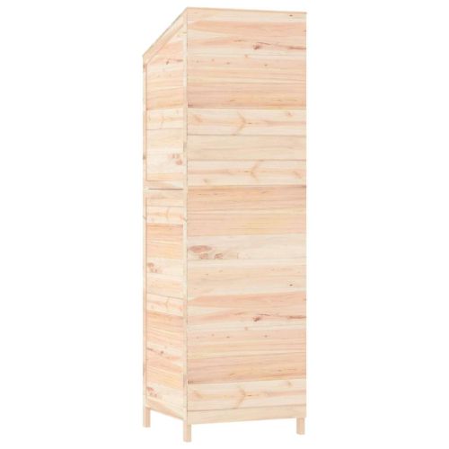 Градинска барака, 55x52x174,5 см, чамово дърво масив