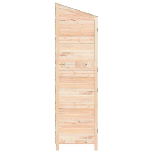 Градинска барака, 102x52x174,5 см, чамово дърво масив