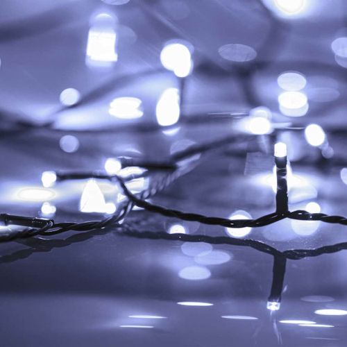 LED стринг с 300 LED студено бяло 30 м PVC