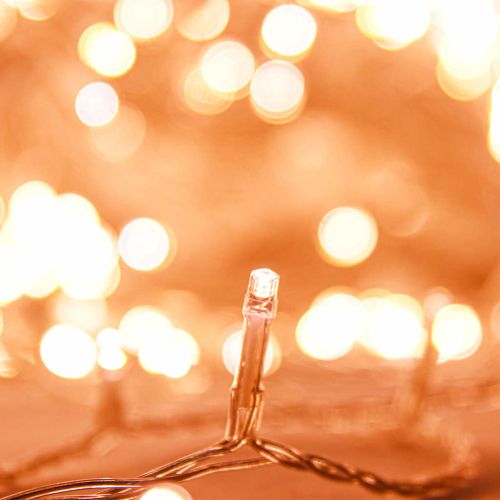 LED стринг с 400 LED топло бяло 40 м PVC