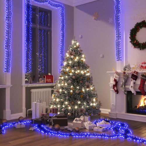 LED клъстърен стринг с 1000 LED синьо PVC