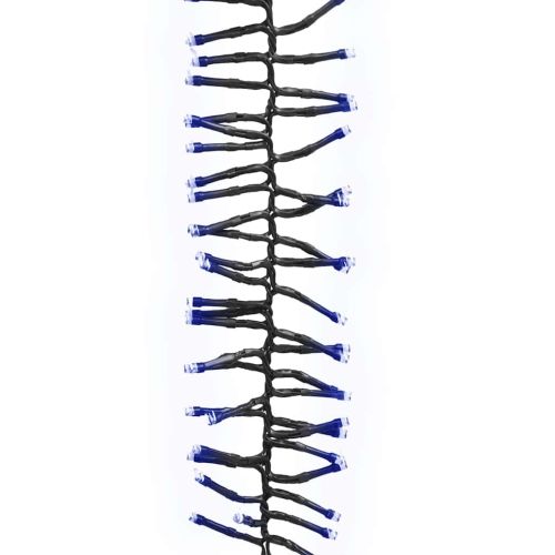 LED клъстърен стринг с 1000 LED синьо PVC