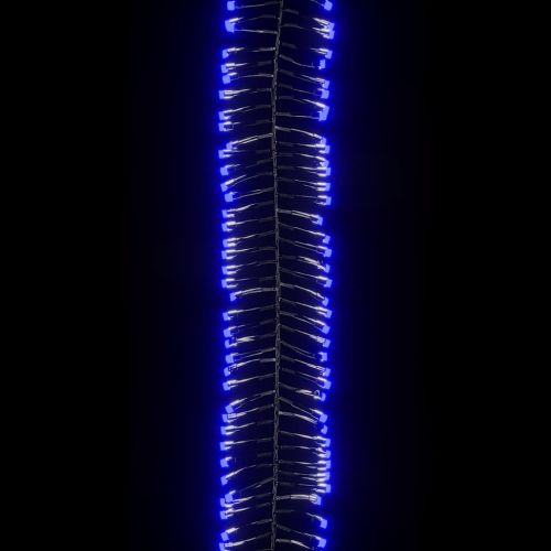 LED клъстърен стринг с 1000 LED синьо PVC