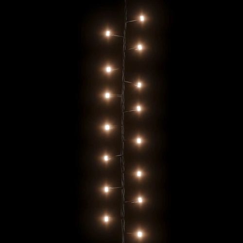 Компактен LED стринг с 400 LED топло бяло 13 м PVC