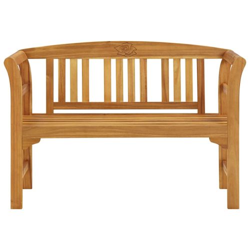 Розова пейка 1 -местен 114 cm Solid acacia wood Natural