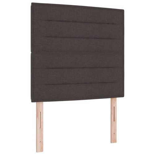 Облегалка за глава Тъмен кафяв текстил
