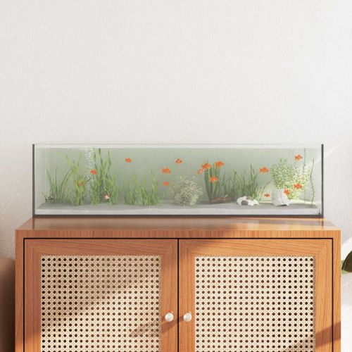 Аквариум със съхранение Прозрачен 80 x 20 x 20 см Стъкло