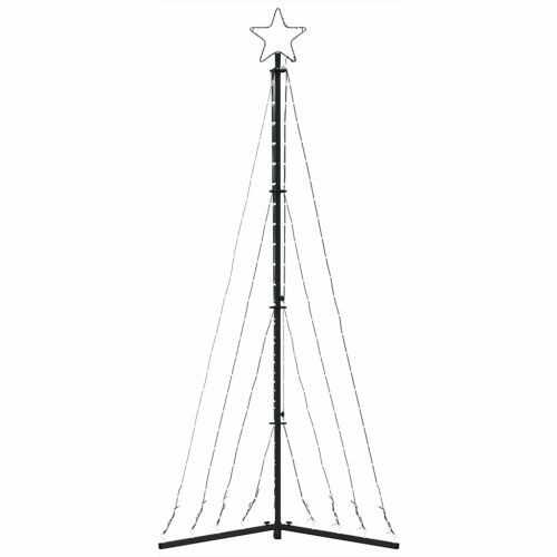 LED коледна елха 339 светодиода Цветни 187 см