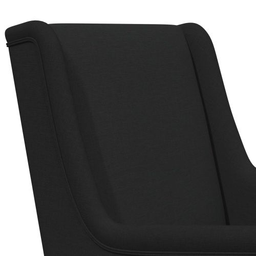 Люлеещ се стол Черен 62 x 80 x 85 см текстил