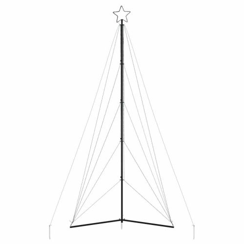 LED коледна елха 615 светодиода синьо 404,5 см