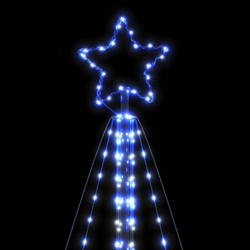 LED коледна елха 615 светодиода синьо 404,5 см