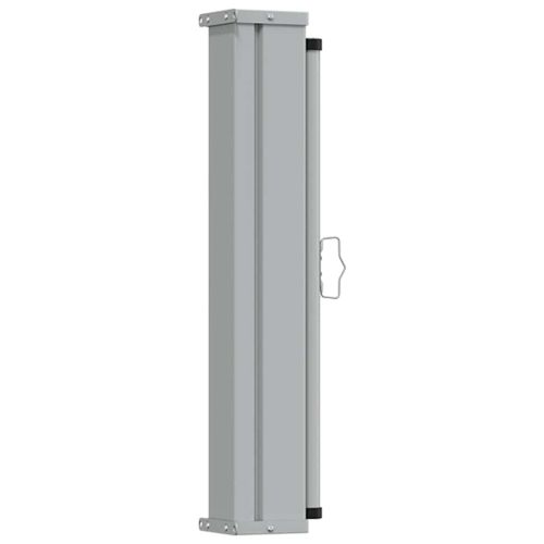 Прибираща се дворна странична тента, 80x300 см, черна