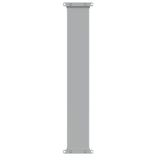 Прибираща се дворна странична тента, 80x300 см, черна