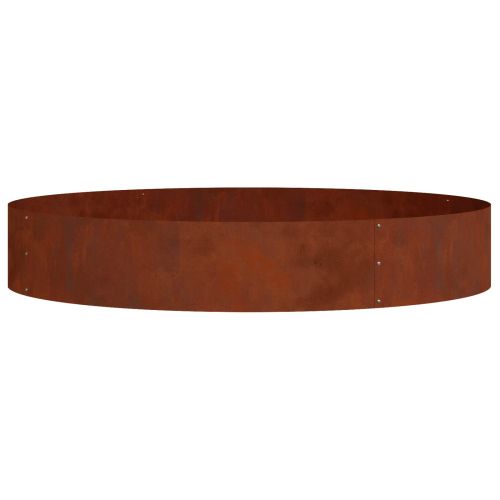 Пръстен за саксия 5 бр. Ръждясало 120 x 120 x 20 см
