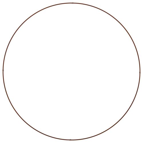 Пръстен за саксия 5 бр. Ръждясало 120 x 120 x 20 см