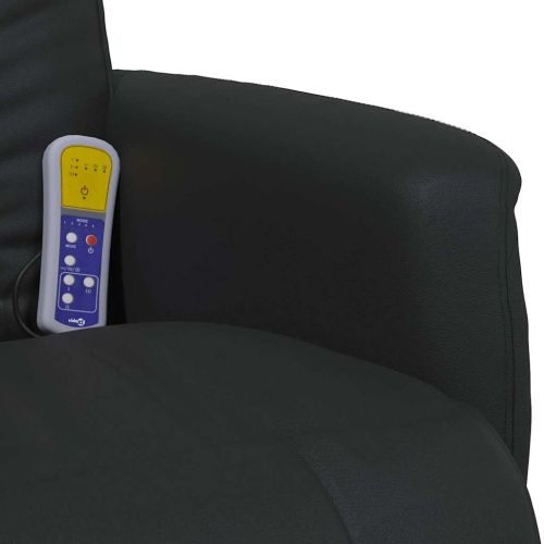 Въртящ се масажен стол Черен 71 x 90 x 105 см Изкуствена
