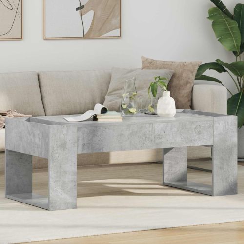 Масичка за кафе Циментено сиво 110 x 50 x 41 см