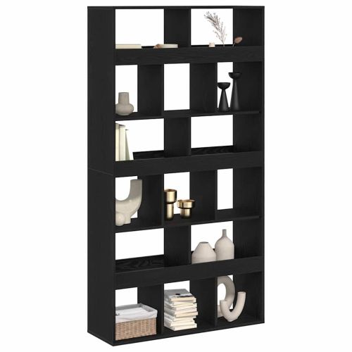 Шкаф за книги 15 нива 100 x 33 x 187,5 см Черния дъб