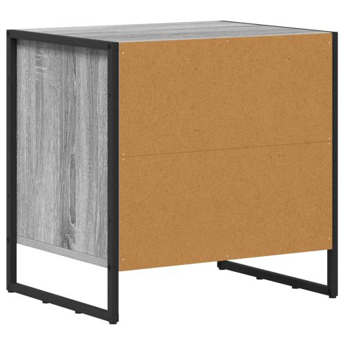 Нощно шкафче Сив Сонома 50 x 39.5 x 50 см Инженерна дървесина