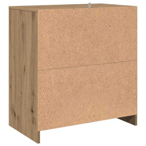 Сайдборд, дъб артизан, 70x41x75 см, инженерно дърво