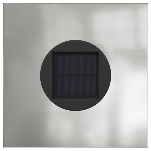 Соларна LED светлина за пътека 2 бр. Топло бяло 18 x 18 x 50 см