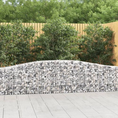 Габионни кошници арка 2 бр 400x30x60/80 см поцинковано желязо