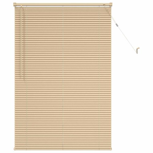 Венецианска щора Светло кафяво с шарка 150 x 90 cm 25 mm ПВЦ