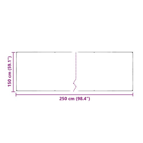 Покритие за растения 1,5 x 2,5 m ПЕ Прозрачен