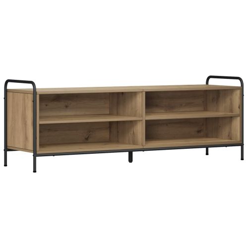 ТВ шкаф 140 x 39,5 x 50 см Дъб артизан Инженерна дървесина