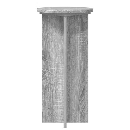 Стойка за растения 2 бр. Сива сонома 29,5 x 29,5 x 60 см