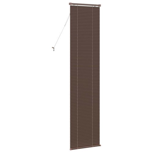 Венецианска щора Тъмно кафяво с шарка 213 x 40 см 25 mm ПВЦ