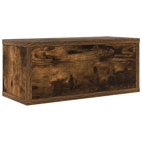 Рафтове за CDs Опушен дъб 40 x 17 x 17 см Инженерна дървесина