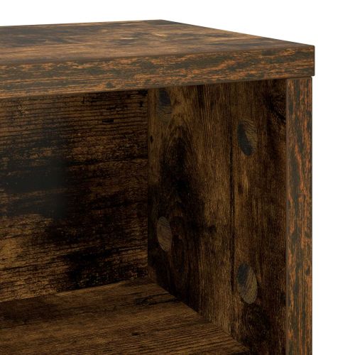 Рафтове за CDs Опушен дъб 40 x 17 x 17 см Инженерна дървесина