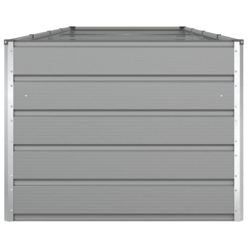 Кашпа Светлосиво 385 x 100 x 75 см Поцинкована стомана