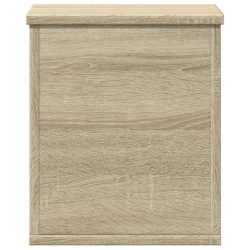 Кутия за съхранение дъб сонома 30x35x35 см инженерно дърво