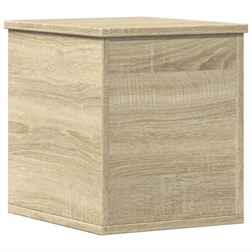 Кутия за съхранение дъб сонома 30x35x35 см инженерно дърво