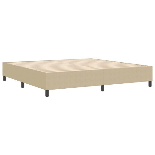 Платформено легло Сивозелен 200 x 200 cm Кордюрова тъкан