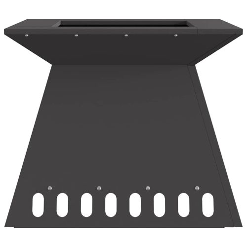Котел за огън Черно 48 x 48 x 40 см Кортенова стомана