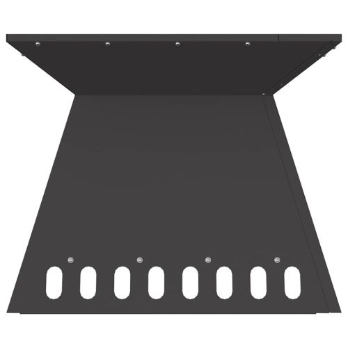 Котел за огън Черно 48 x 48 x 40 см Кортенова стомана