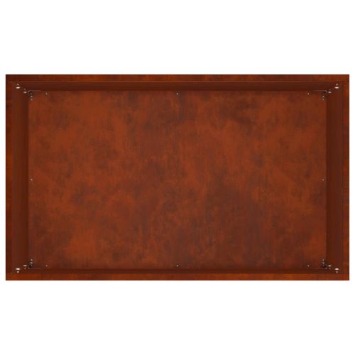 Градинска саксия 2 бр. Ръждясало 50 x 40 x 75 см